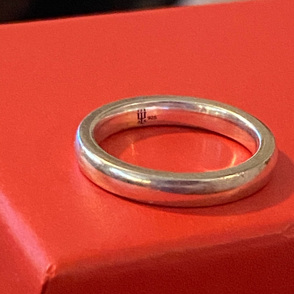 James Avery silver band